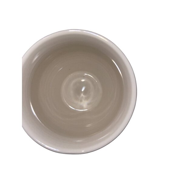 Anthropologie Monogram W/blue “R” Mug w/ Brown Flower Background Cup Coffee Tea - Picture 4 of 6